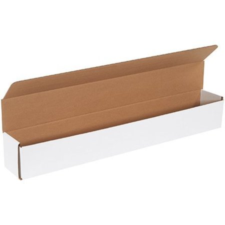 BOX PACKAGING Corrugated Mailers, 30"L x 4"W x 4"H, White M3044